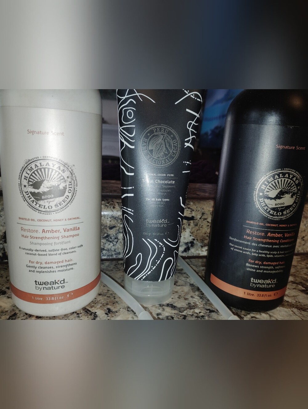 NEW tweak'd by nature Restore Hair Set – 1L Shampoo & Conditioner + Tribal Choco - Picture 6 of 6